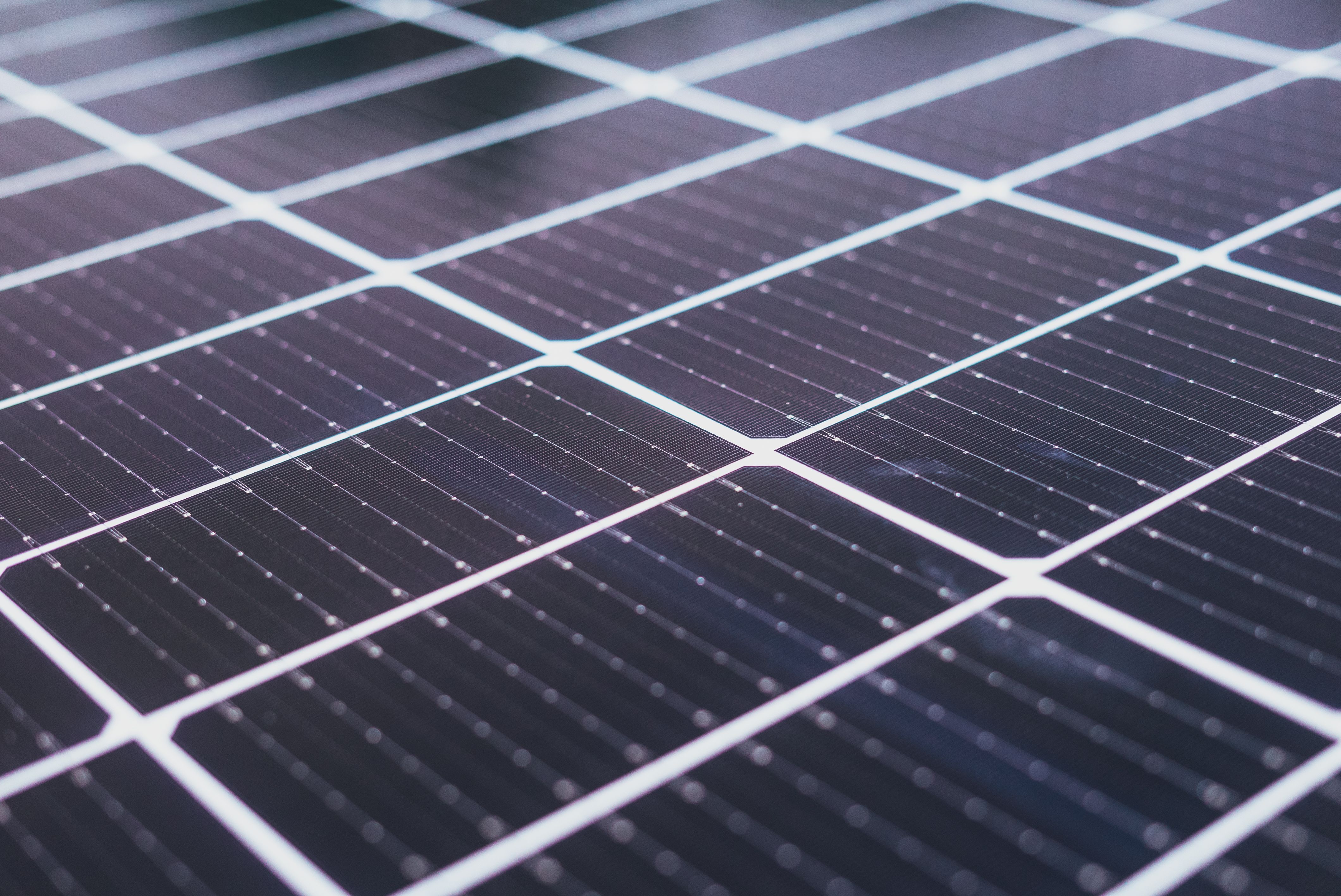 Modern solar panel array